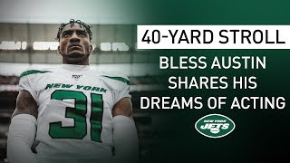40-Yard Stroll: Bless Austin Picks Who Would Play Him In A Movie | New York Jets | NFL