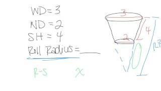 Cup Roll Radius