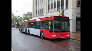 City Transport - Mercedes Benz Citaro Bendy 11113 (BG58 OMJ) ride on Supertram replacement YE1