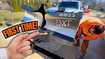 New Cutting Edge On BOSS DXT PLOW!