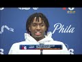 Tyrese Maxey Postgame Interview | Philadelphia 76ers beat Cleveland Cavaliers 125-119