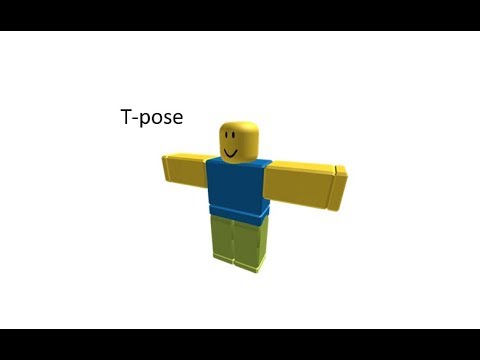 T Pose In Roblox Youtube - the t pose god roblox