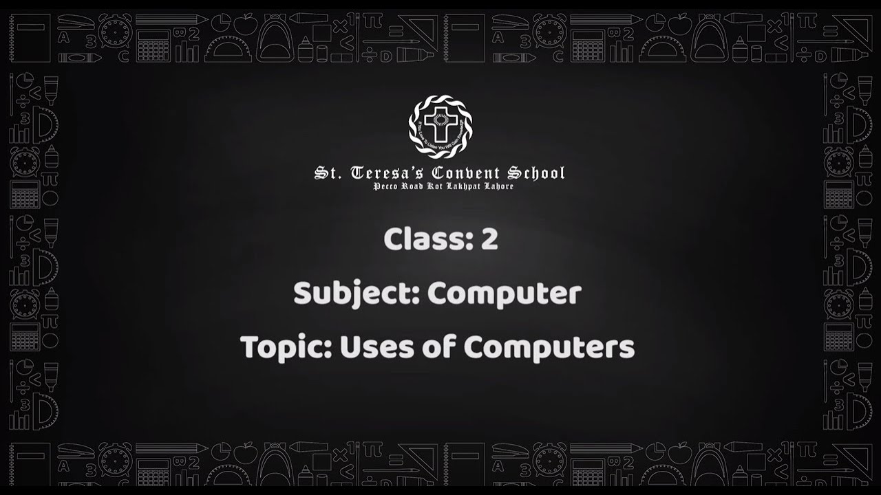 Class: 2 | Subject: Computer | Topic: Uses of Computers - YouTube