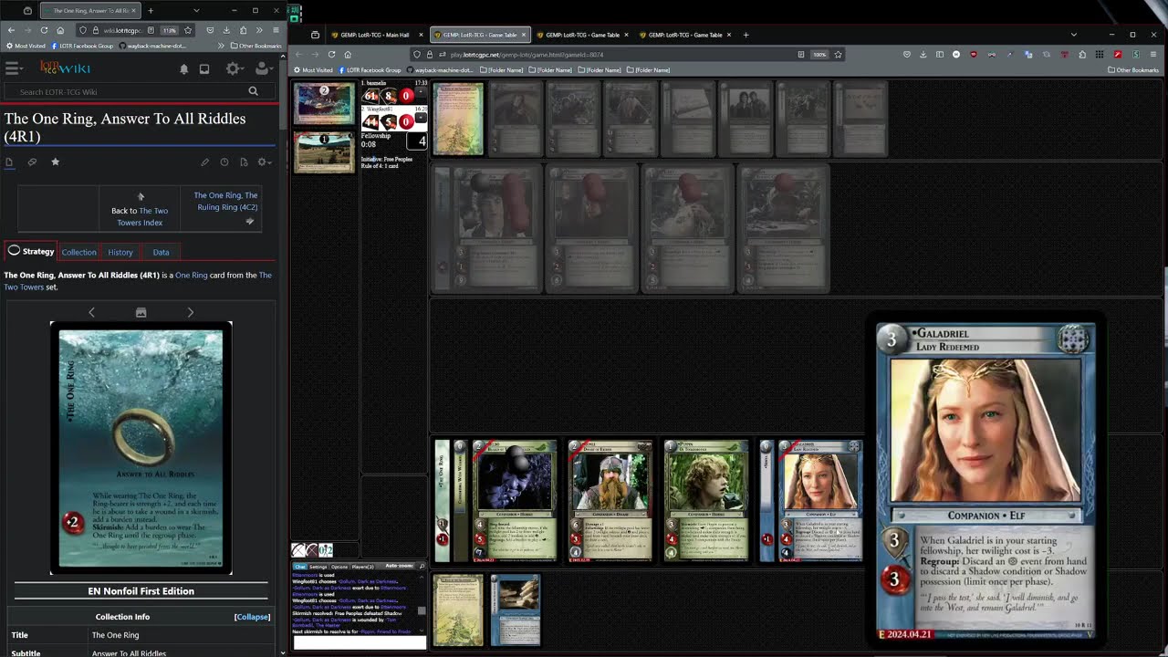 LOTR-TCG June 2025 WC Circuit PC-Movie Tournament EU - Commentary