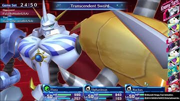 DIGIMON STORY CYBER SLEUTH Ranked battle.