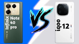 Infinix note 40 pro VS iqoo 12⚡| full comparison | which is best?