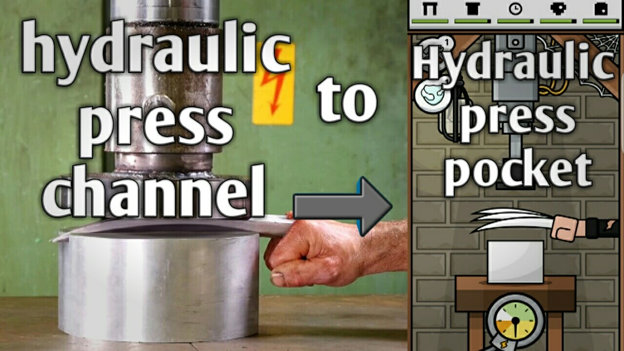 let's get the crushing started - Hydraulic Press Pocket | SnizelSuarez