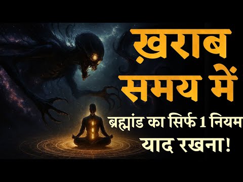 "खराब समय में क्या करें? ब्रह्माण्ड का 1 रहस्य | Life Changing Rule"