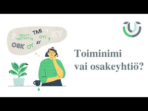 Video: Onko yhtiö- ja osakeyhtiön välillä eroa?