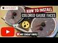 BEST Gauge Faces for your BMW! | Installing Venoxy Gauge Faces