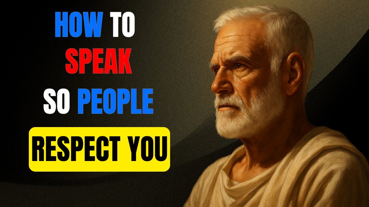 How to Speak So People RESPECT You – Master Calm Authority | Peaceful Stoic Habits