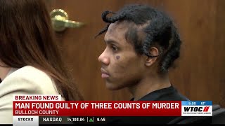 Jury reaches verdict in 2021 Bulloch County triple murder trial
