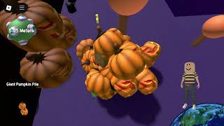 Katamari (As Pumpkin as Possible) by 100yearmansoooooold in Roblox
This Roblox experience can be found at
https://www.roblox.com/share?code=7f37193eabc5f742b8a9adac721bde0b&type=ExperienceDetails&stamp=1761944948236
This Roblox game was released just in time for Halloween. :)
I sure had a tough time climbing that one stairway, lol.
This map requires jumping, so it is best played on a platform such as Windows PC where the jumping works. Ive never gotten that to work on mobile.
Though my new avatar isnt much to look at, I finally worked out an avatar where my picture doesnt glitch in this kind of Roblox game. Katamari (As Pumpkin as Possible) by 100yearmansoooooold in Roblox