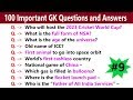 100 IMPORTANT Questions and Answers in English || India GK Questions answers for Indian Exams | #9