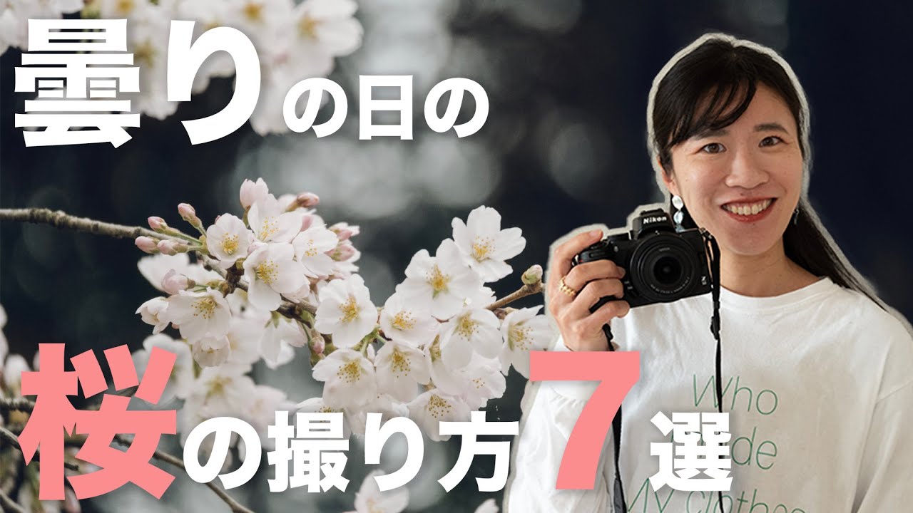 曇りの日に桜を美しく撮る方法を解説します。空の処理がポイント