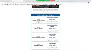 SF Jobs Portal Registration