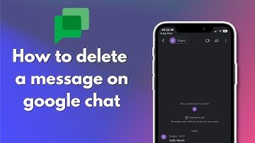 How to delete a message on google chat 2024
