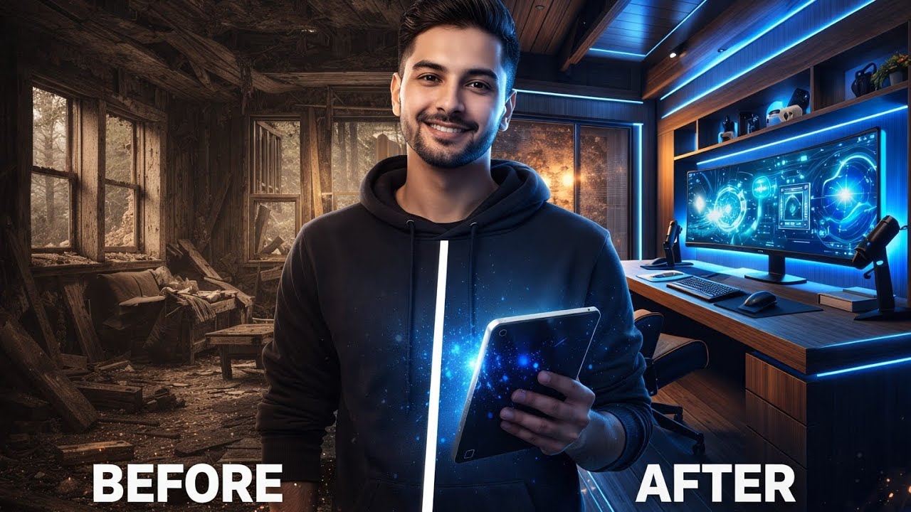 Abandoned House to Modern AI Mansion Transformation | कबाड़ से महल तक!