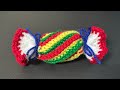 Crochet Christmas Candy Ornament Tutorial for Beginners | Easy Step by Step