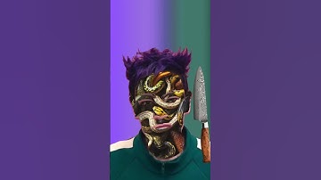 ASMR SquidGame Care- Thanos needs cleaning #satisfying #squidgame #squidgame2