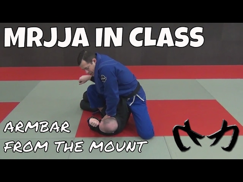 Armbar from the Mount - Brazilian Jiu-Jitsu [MRJJA IN CLASS 082]