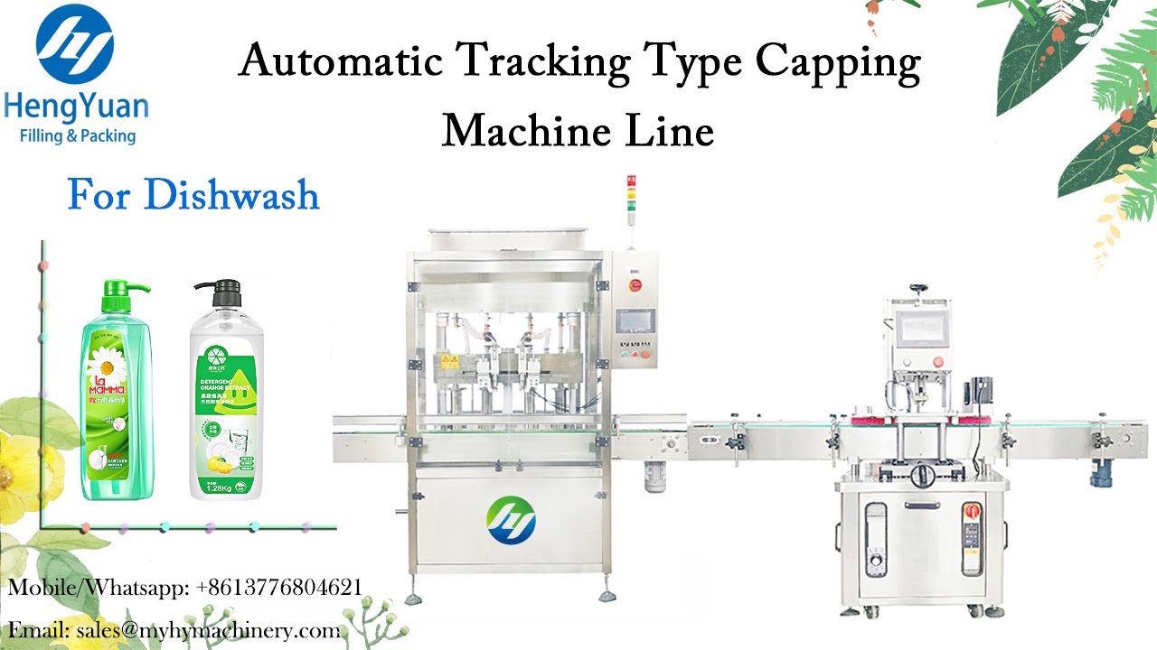 Automatic Tracking Type Piston Filling and Pump Lid Capping Machines ...