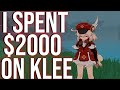 I Spent $2000 On The KLEE Banner Part 1: Genshin Impact