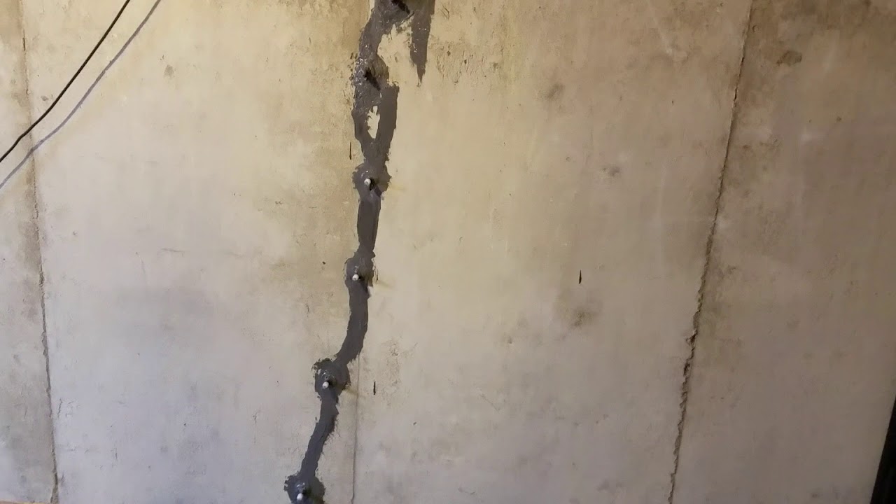 Epoxy Injection Crack Repair - YouTube