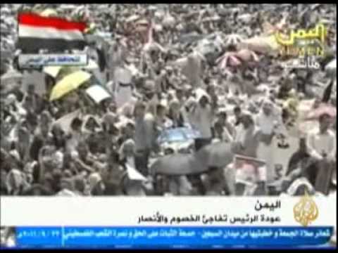 تداعيات عودة الرئيس اليمني على الثورة