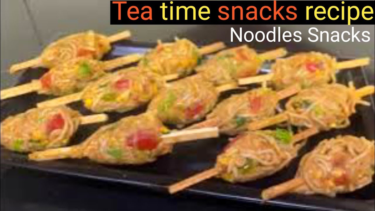 Crispy Noodles Snack Recipe | Aloo Chicken Noodles wrapped | Evening Snacks Idea