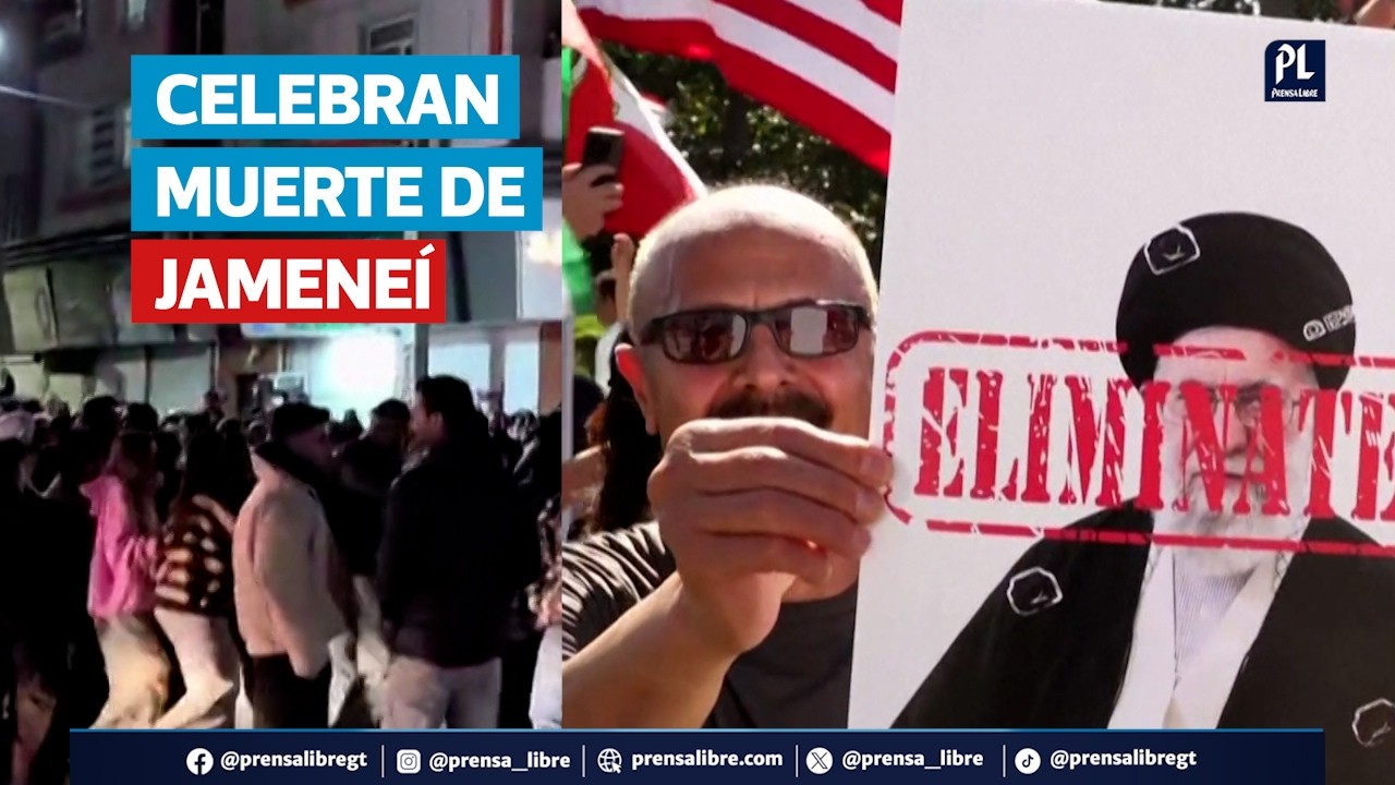 Iraníes salen a celebrar tras reportes sobre la presunta muerte del ayatolá Alí Jameneí