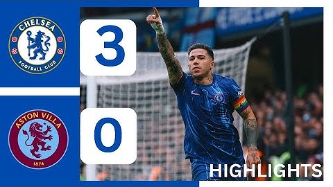 Chelsea vs FC Aston Villa (3-0) Highlights | UEFA premiere League 2024/25