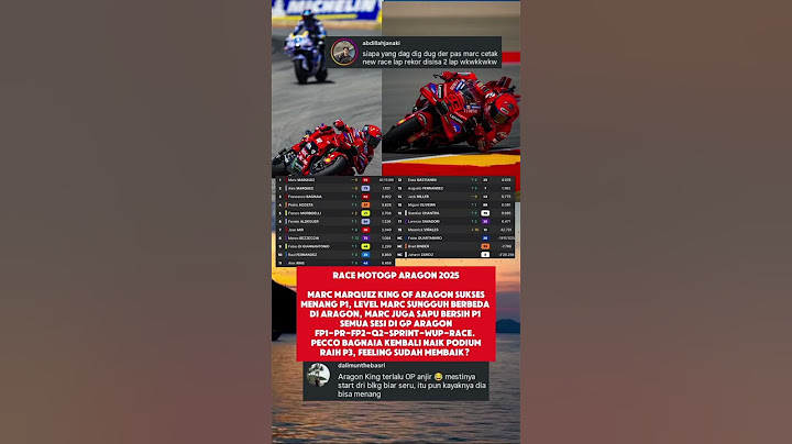Marc Marquez Juara 1 MotoGP Aragon Buktikan Sang Raja, Pecco Bagnaia Kembali Naik Podium P3 #motogp