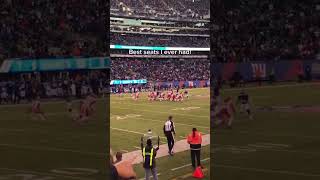 Best seats I ever had NY Giants!#shortsvideo #shortsviral #shortsfeed #shorts #short #shortsfeed