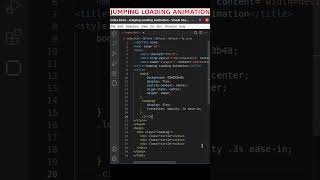 Jumping Loading Animation With HTML and CSS