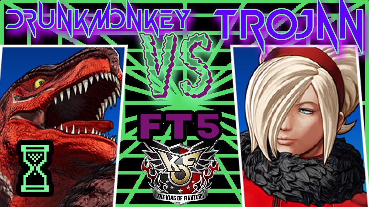 GRUDGE PARADOX - King Of Fighters XV - FT5 - Drunk Monkey vs Trojan ...