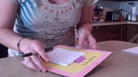 How to Make a Notepad Pencil Set