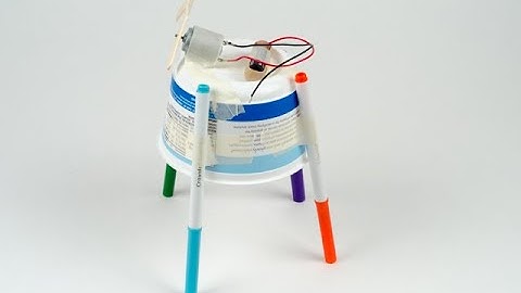 How to make Easy Walking Drawing Robot at home |  Scribble Drawing Bot Machine for kids fun activity