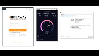 Speed test shows HideAway VPN 2 - 7 x faster than Wireguard and other VPNs screenshot 3