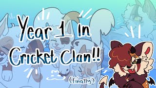 Year 1 in CRICKETCLAN! || Clangen speedpaint + Commentary