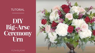 DIY Big-Arse Ceremony Urn by Flower Moxie   ~SUPER FAST TUTORIAL