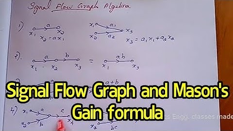 Signal Flow Graph, Mason