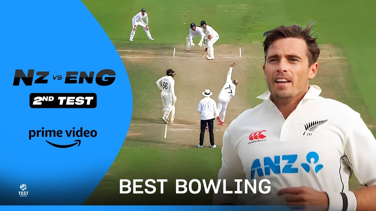 NZ vs Eng 2nd Test: Day 4 - Fall of wickets 🏏 | Prime Video India - YouTube