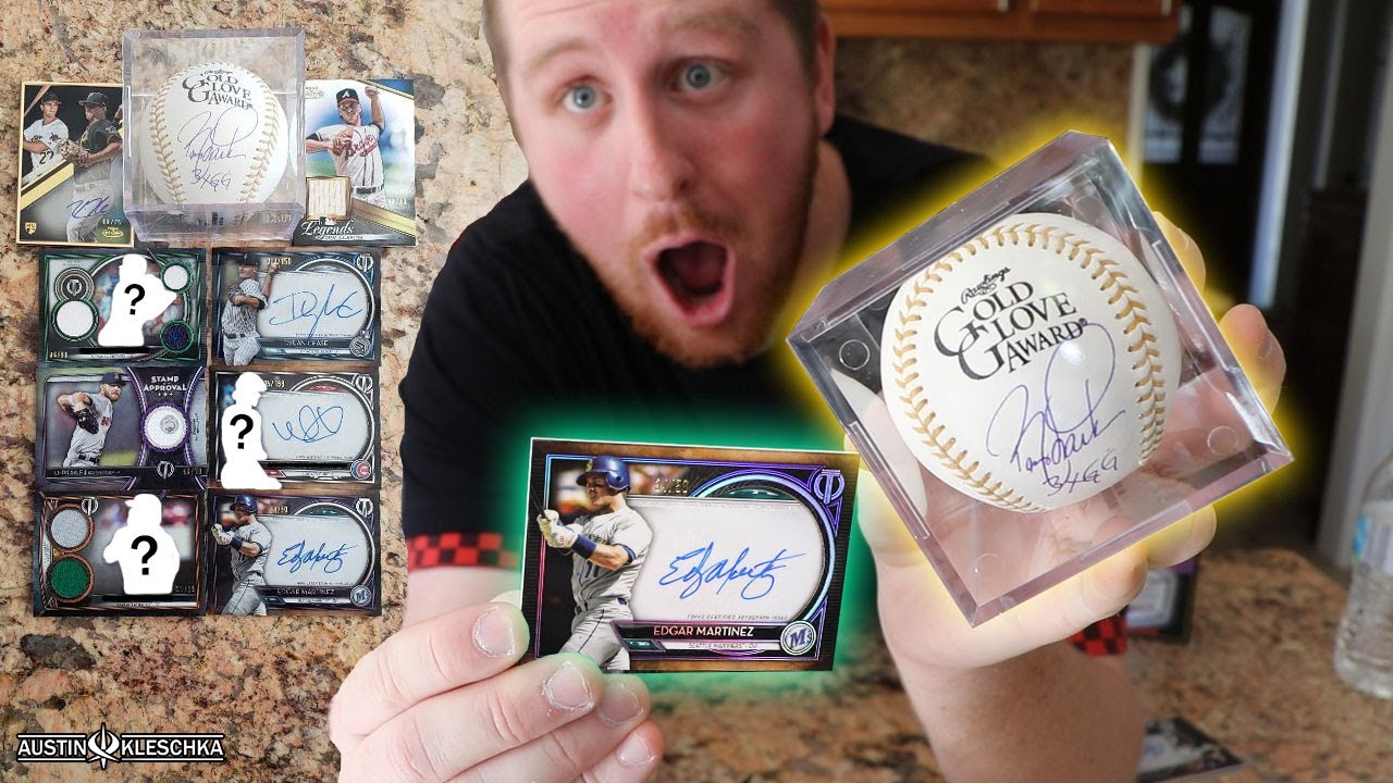 PULLING HALL OF FAME AUTOGRAPHED CARDS AND BASEBALL! Kleschka Pack