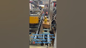 FFG Flexo printer slotter rotary die folder Gluer inline!!!