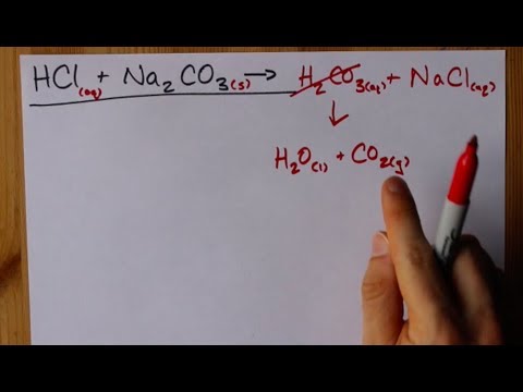 Video: Reageer NaCl met Na2CO3?