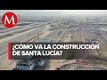 El avance del Aeropuerto de Santa Lucía es 60 por ciento en construcción