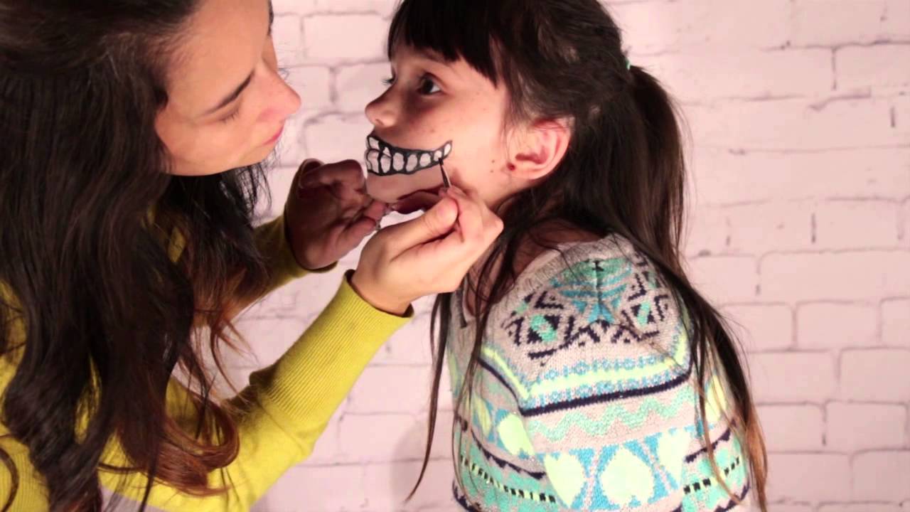 cat halloween makeup for kids