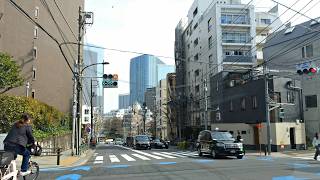 麻布通り（東京都道415号 高輪麻布線） ：古川橋交差点～泉岳寺交差点（国道15号交点）[ 東京23区（港区）4K/60fps 2025ドライブ]