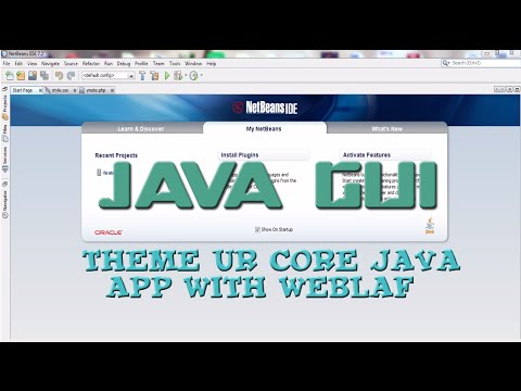 Java GUI : Theme your core java application | Change the look and feel of java application